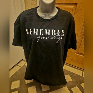 Womens 'Remember Your Why' Tshirt